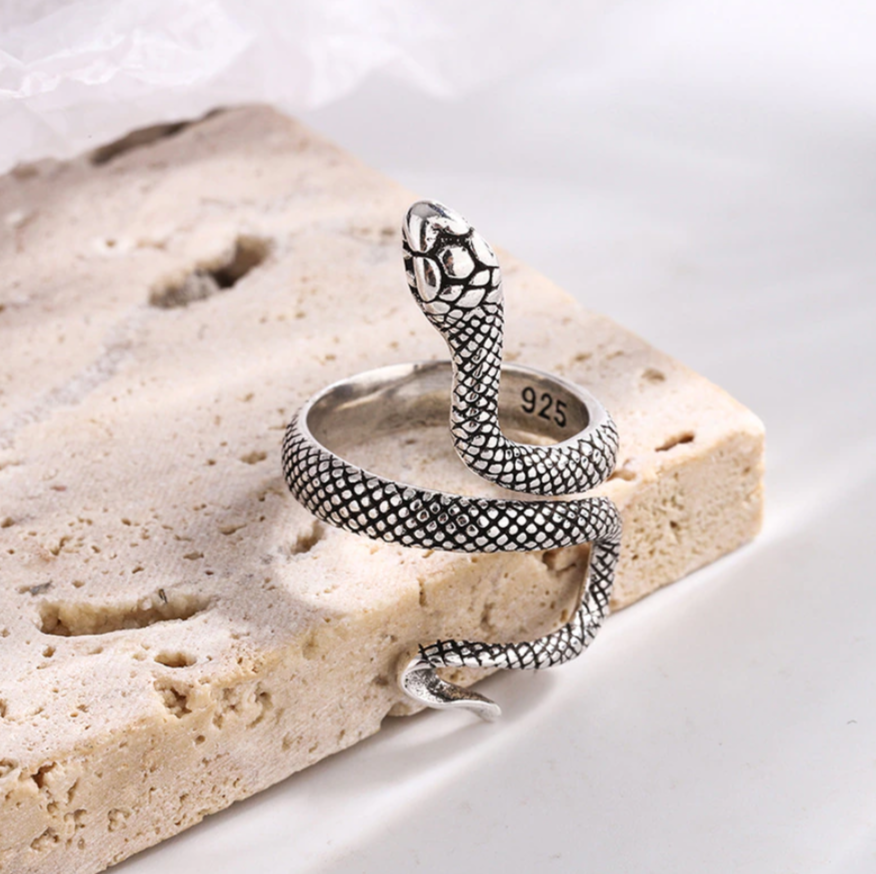 Silver Snake Ring