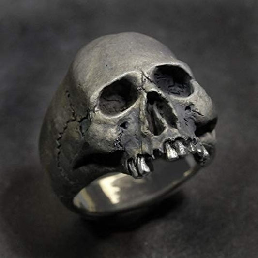 Silver Skull Ring