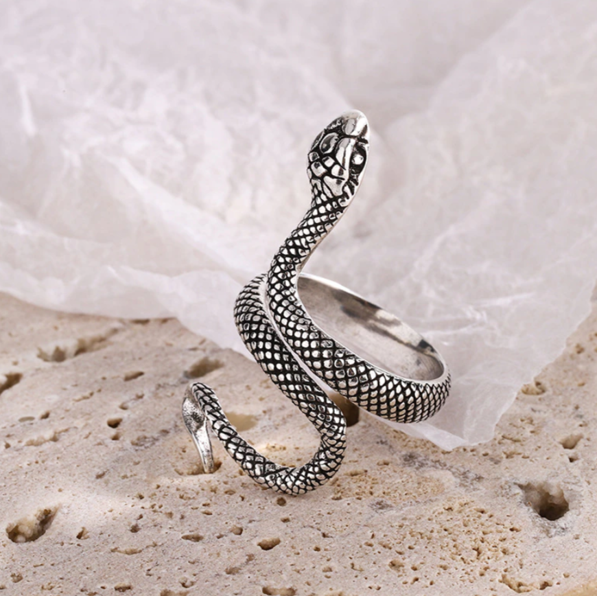 Silver Snake Ring