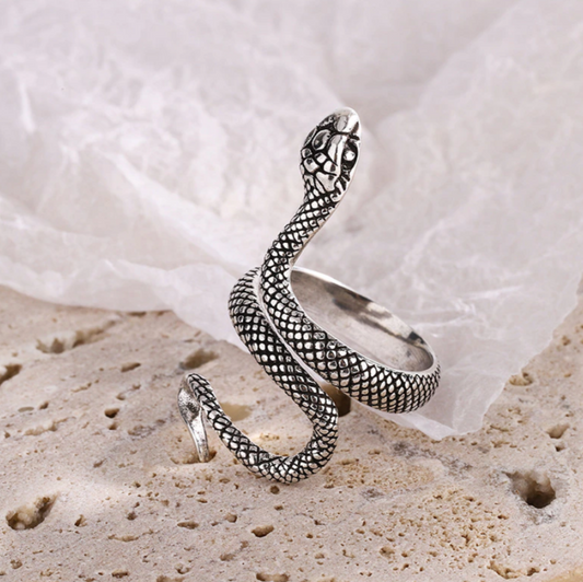 Silver Snake Ring